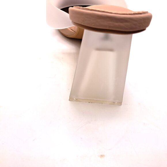 New York & Company Winifred Women's Vinyl Strap Heeled Mules - Size 7 - Picture 10 of 12